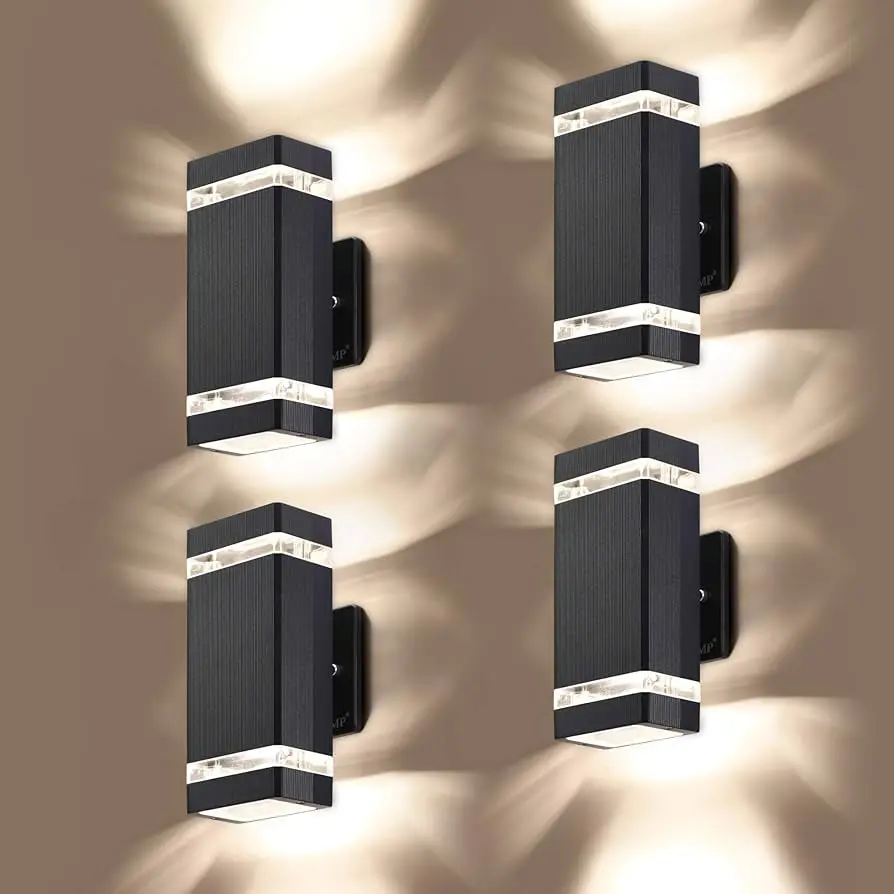 LMP Square Outdoor Wall Light (4-Pack)