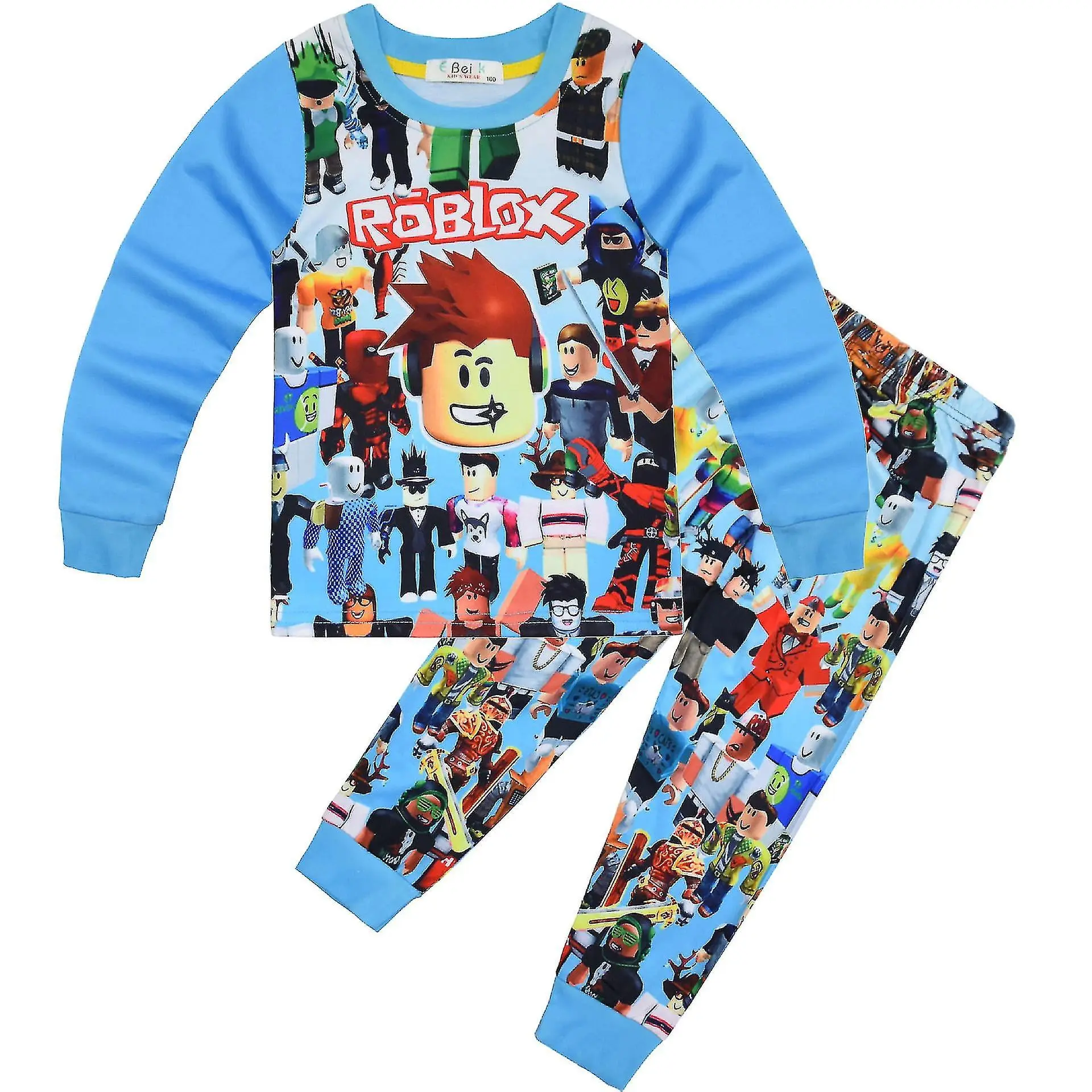 Roblox characters Children's long sleeve PJ set SIZE 11-12