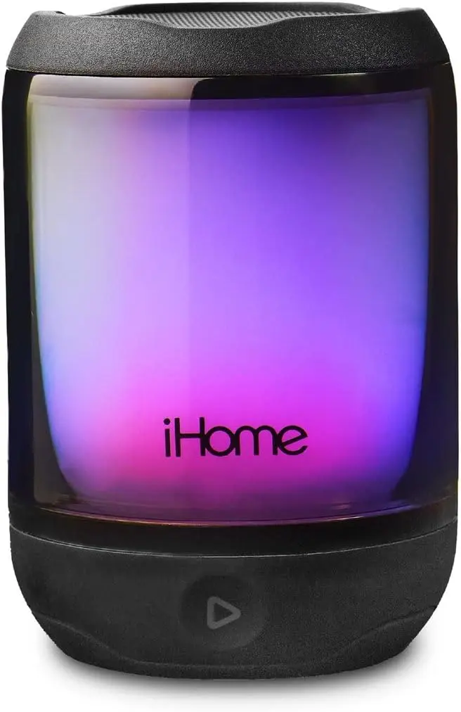 iHome Portable Color Changing iP67 Waterproof, Floatable Bluetooth Speaker