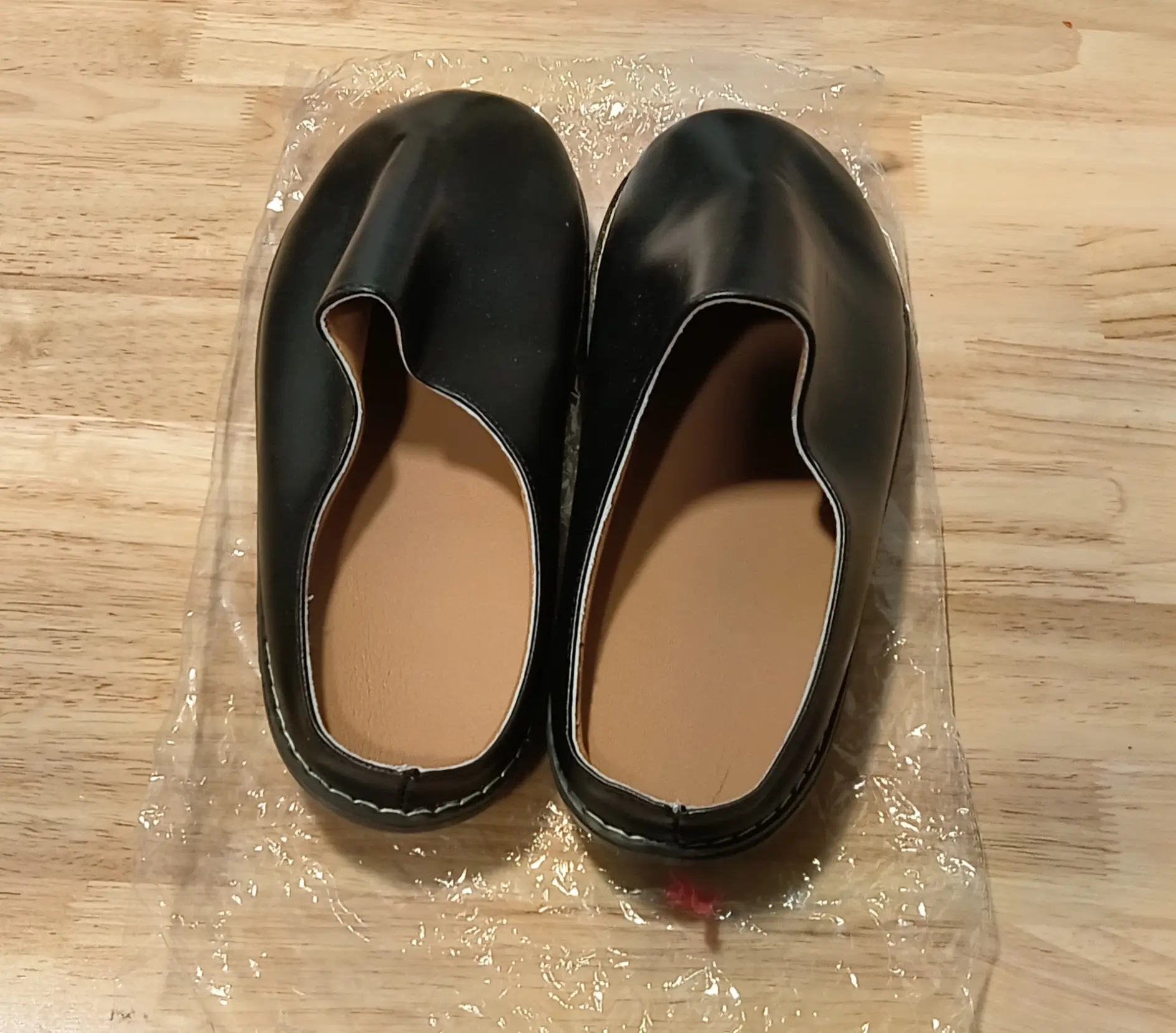 Black mocasins SIZE 9.5 Men's