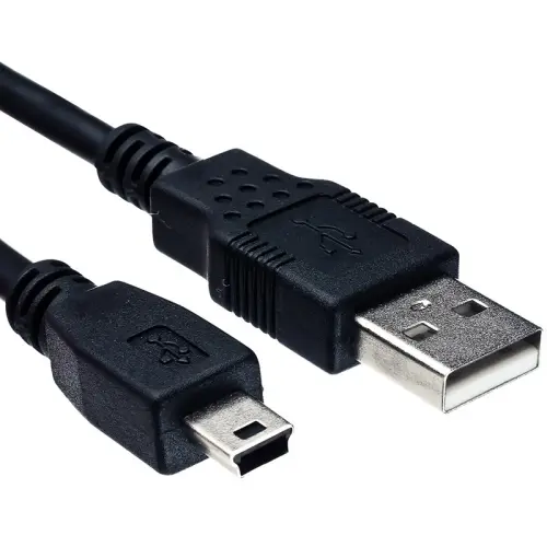 USB 2.0A Male to Mini USB 5 Pin B Data Charging Cable Cord Adapter 3Ft/1M