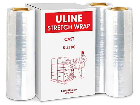 Stretch Wrap, 17", 1500ft, 80 Gauge, 20 Microns