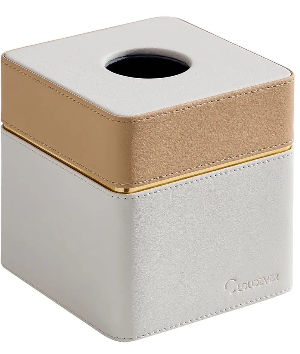 Cloudever Tissue Box - Apricot and Cream