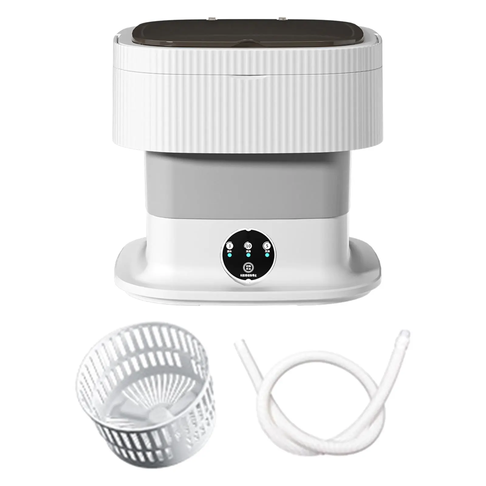 Mini Folding Washing Machine - Grey