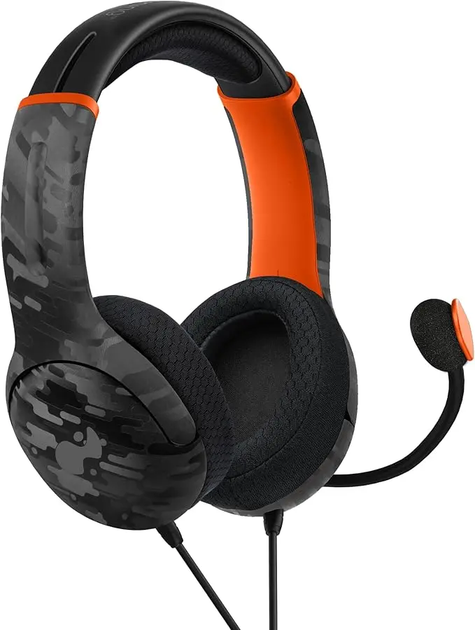PDP AIRLITE Wired Headset: Atomic Carbon - Xbox Series
