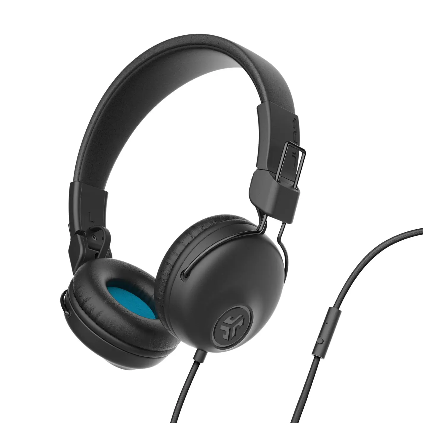 JLAB Studio On-Ear Headphones - Wired, Black