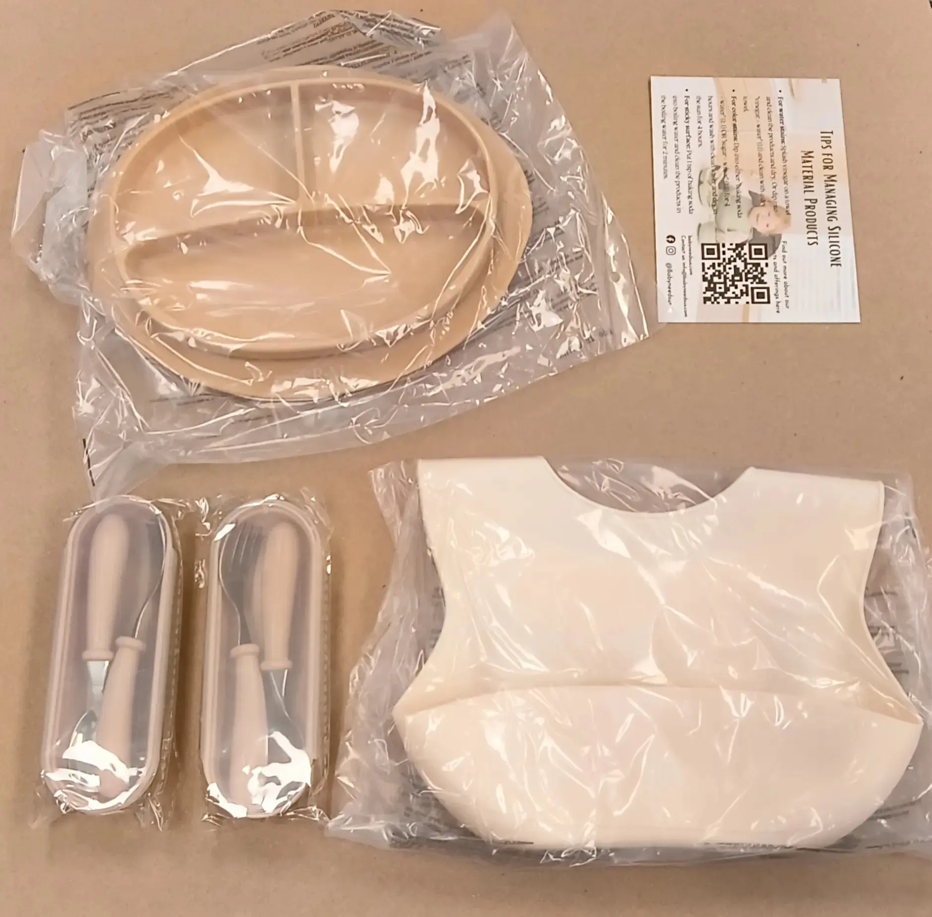 Baby Feeding Set (Tan) - B:NU