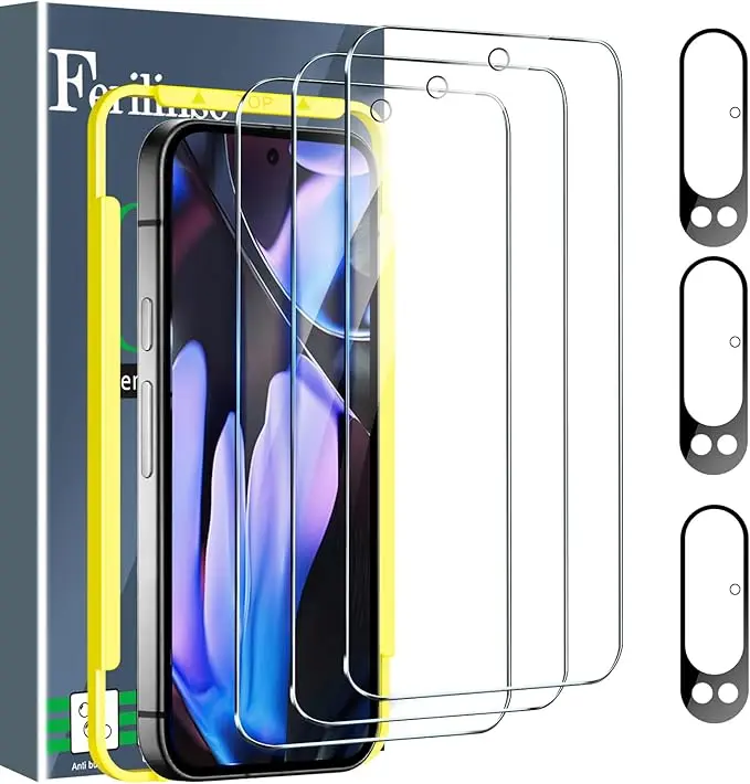 Ferilinso 3 Pack Screen Protector for Google Pixel 9 Pro