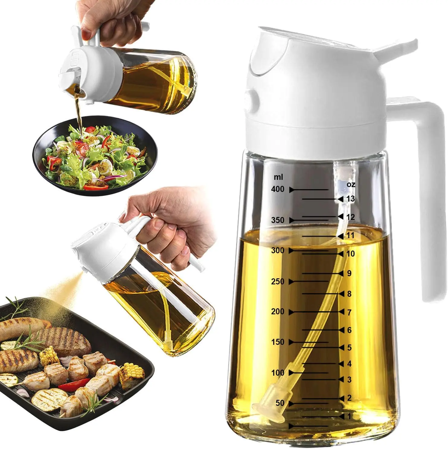 TrendPlain 470ml Olive Oil Spray Bottle