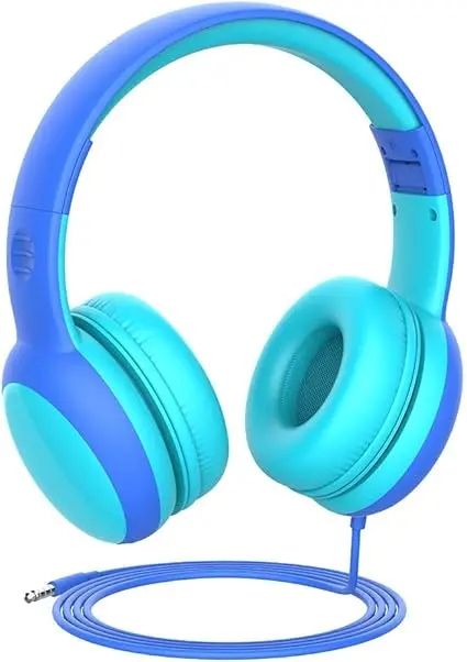 gorsun Kids Headphones with Limited Volume, Children Headphone Over Ear, Kids Headphones for Boys and Girls, Wired Headset for Children…