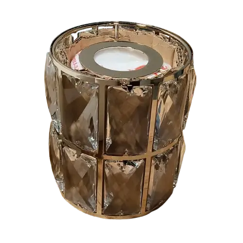 Doraimi 3 Pack Light Crystal Wall Lighting Shade - Gold