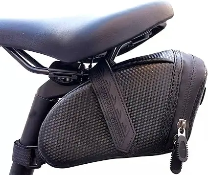 Tongha Bicycle Seat Bag Water Proof,Bike Pack under Seat,Bike tail Large Capacity Saddle Bag,Wedge Saddle Bag for Bike,Cycling Accessories