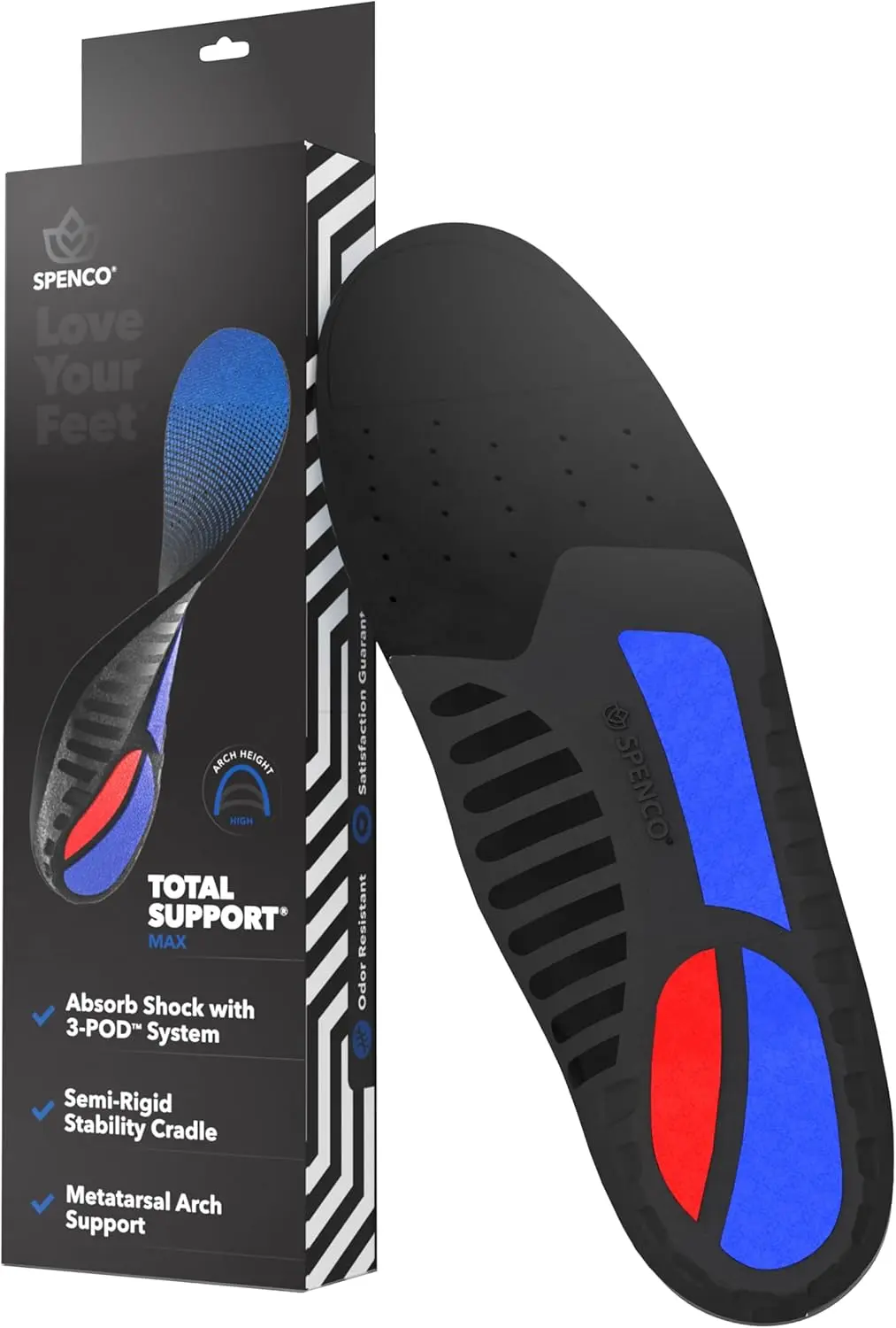 Spenco Total Support Max Insole, Size 6/7-7/8, 0.7-Pound