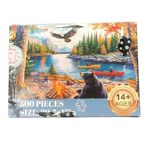 500 Pieces Puzzle 20.5 x 15 in., Ages 15+