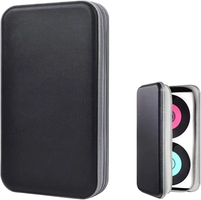 Augeny 80 Capacity Plastic CD Disc Storage Holder