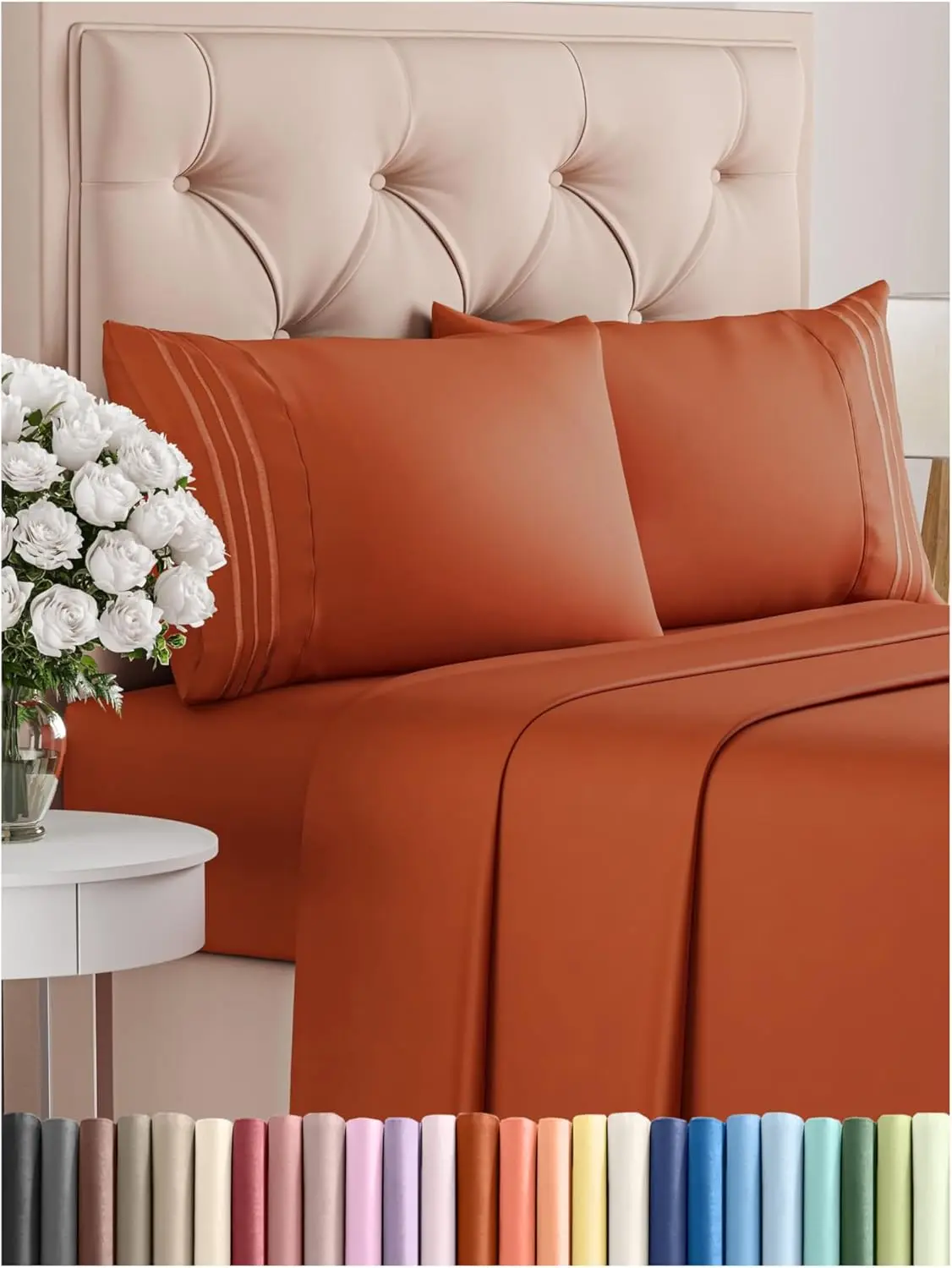 CGK Linens Queen 4 Piece Sheet Set