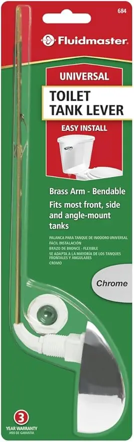 Fluidmaster Toilet Tank Lever 684 Designer Chrome