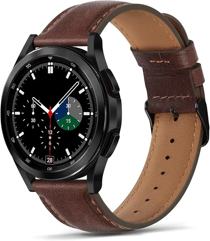 Tasikar Leather Bands For Samsung Galaxy Watch