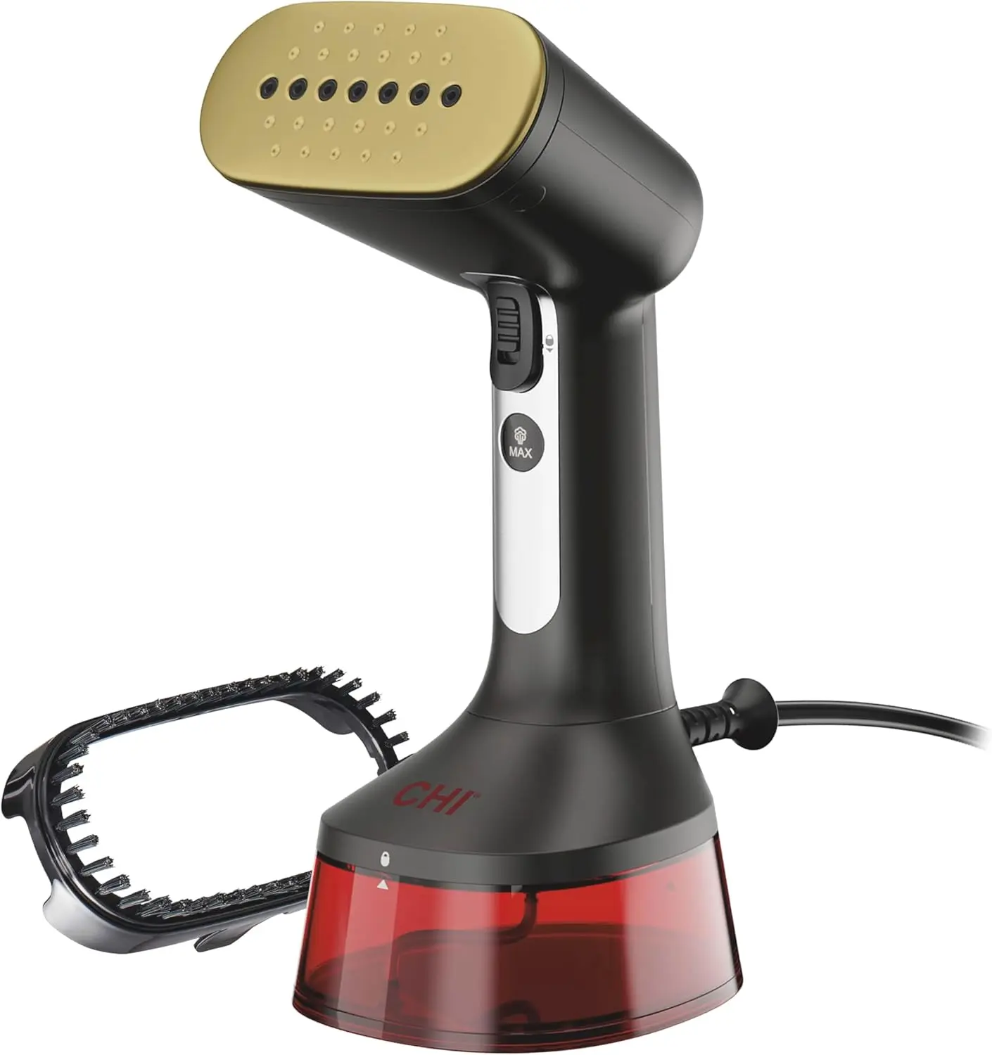 CHI Handheld Garment Steamer for Clothes, 2 Continuous Steam Modes, Full-Size 300 ml Capacity Water Tank