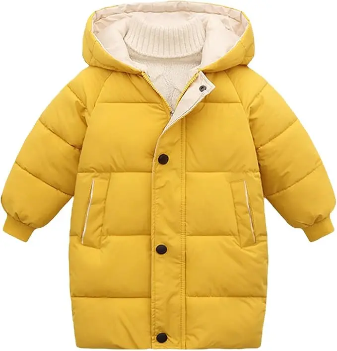 Yellow Down Jacket/Coat For Kids (3-4T)