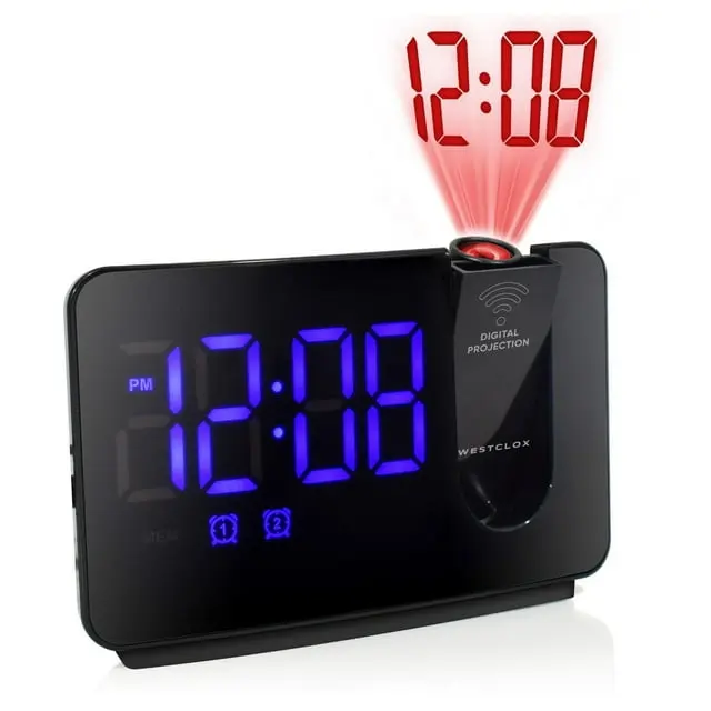 Westclox Projection Clock FM Clock Radio