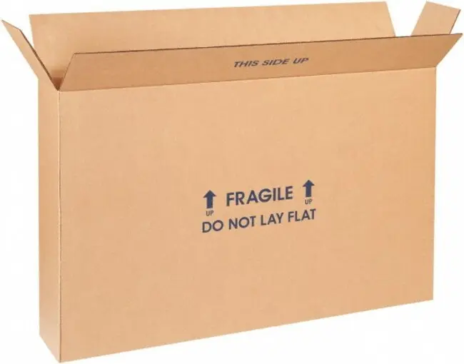 FisherScientific 28620FPFOL 6" Wide x 28" Long x 20" High Rectangle Moving Boxes 1 Wall, Kraft (Color), 95 Lb Capacity
