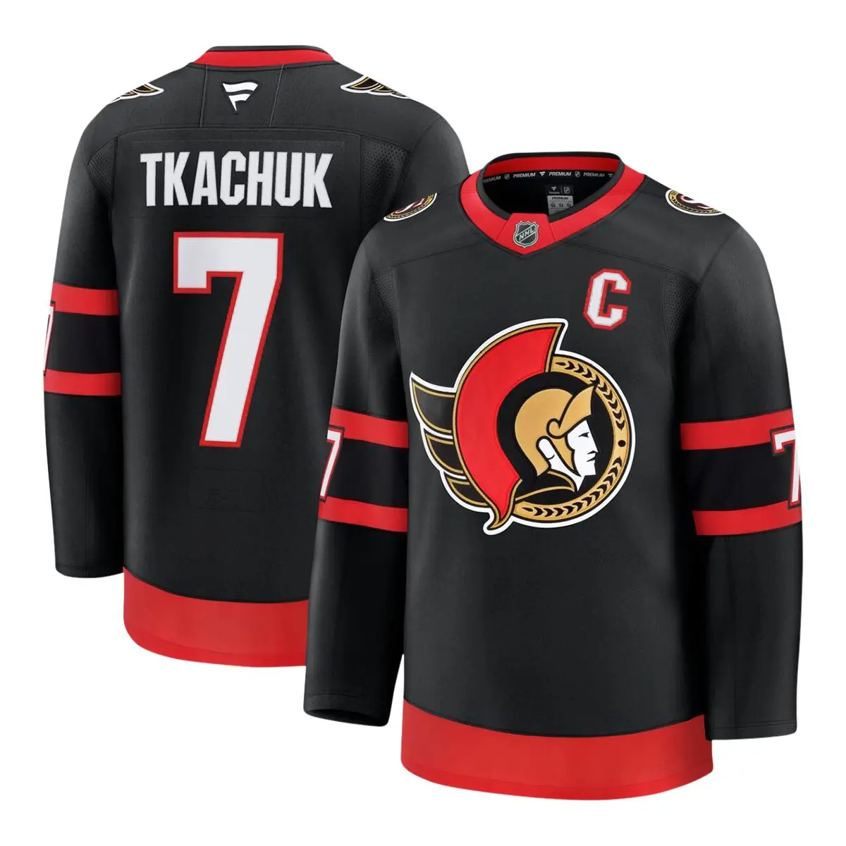 NHL Ottawa Senators Fanatics Brady Tkachuk Premium Home Jersey (Size 50, See Chart)