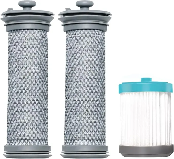 3-pack Cordless Vacuum Filter Replacement Compatible with Tineco A10 Hero, A10 Series, A11 Hero, A11 Series, PURE ONE S11, S11 Series, PWRHERO11 Snap, S12 Pro EX, 2 Pre Filters & 1 HEPA Filter