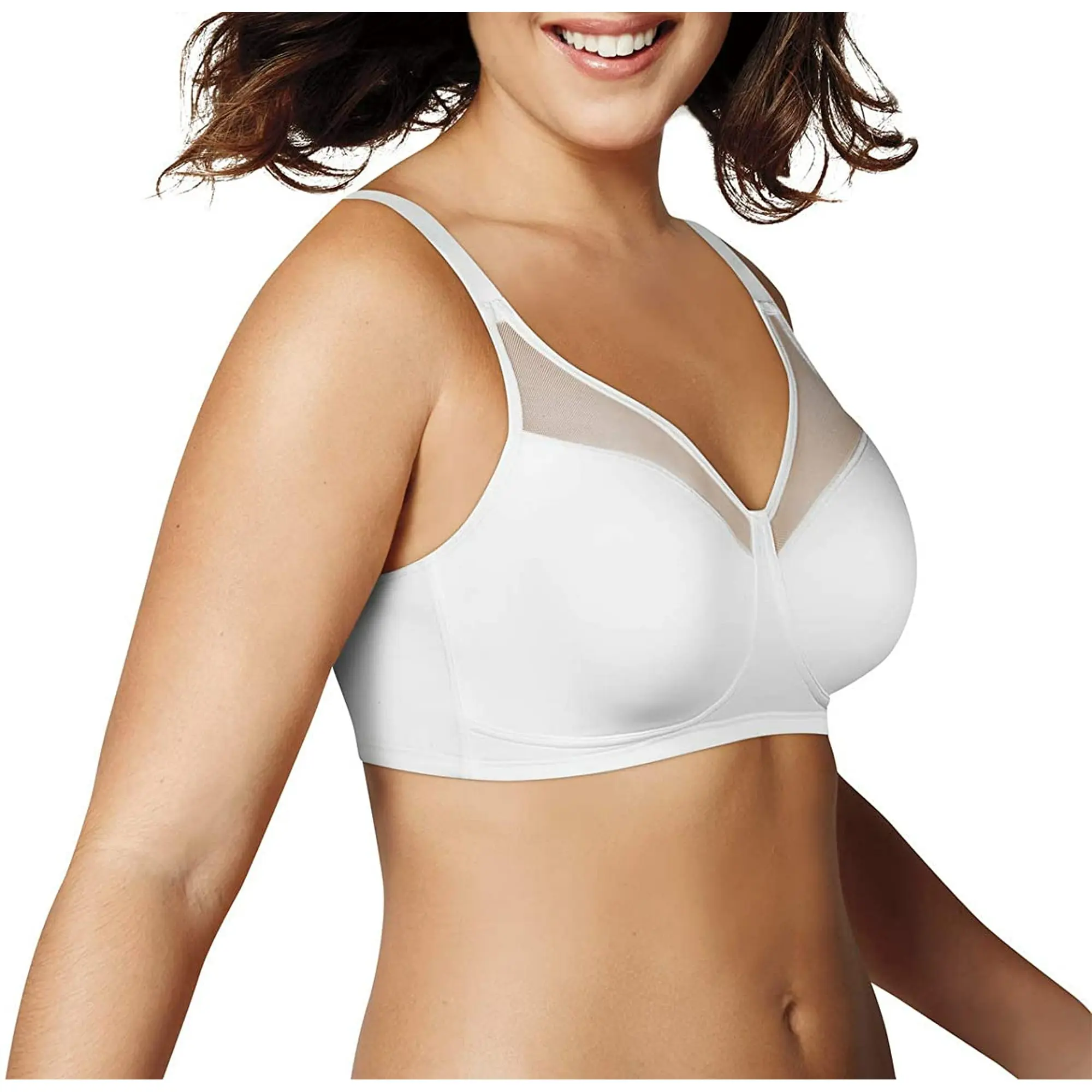 Playtex 18 hour Smoothing Minimizer Bra, 44DD, White