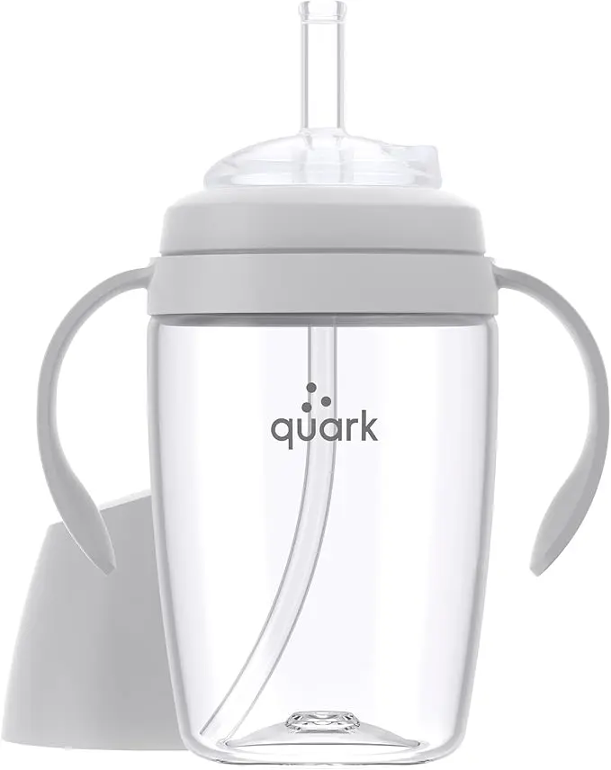 BuubiBottle SIP Toddler Straw Cup 8 oz/240ml (6m+) Grey