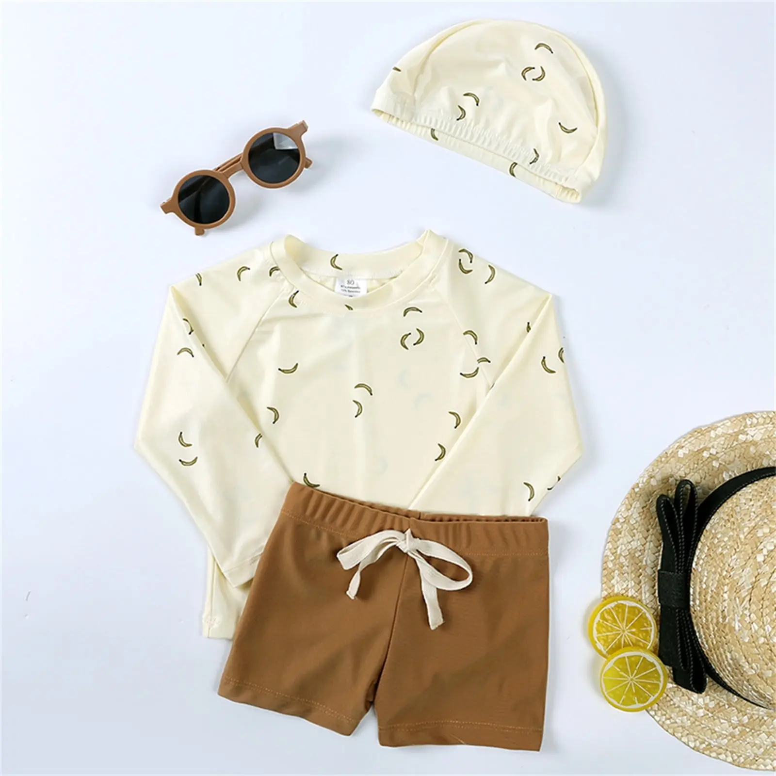 KIDS TALES Toddler Banana Swimsuit Set (2-3Y)