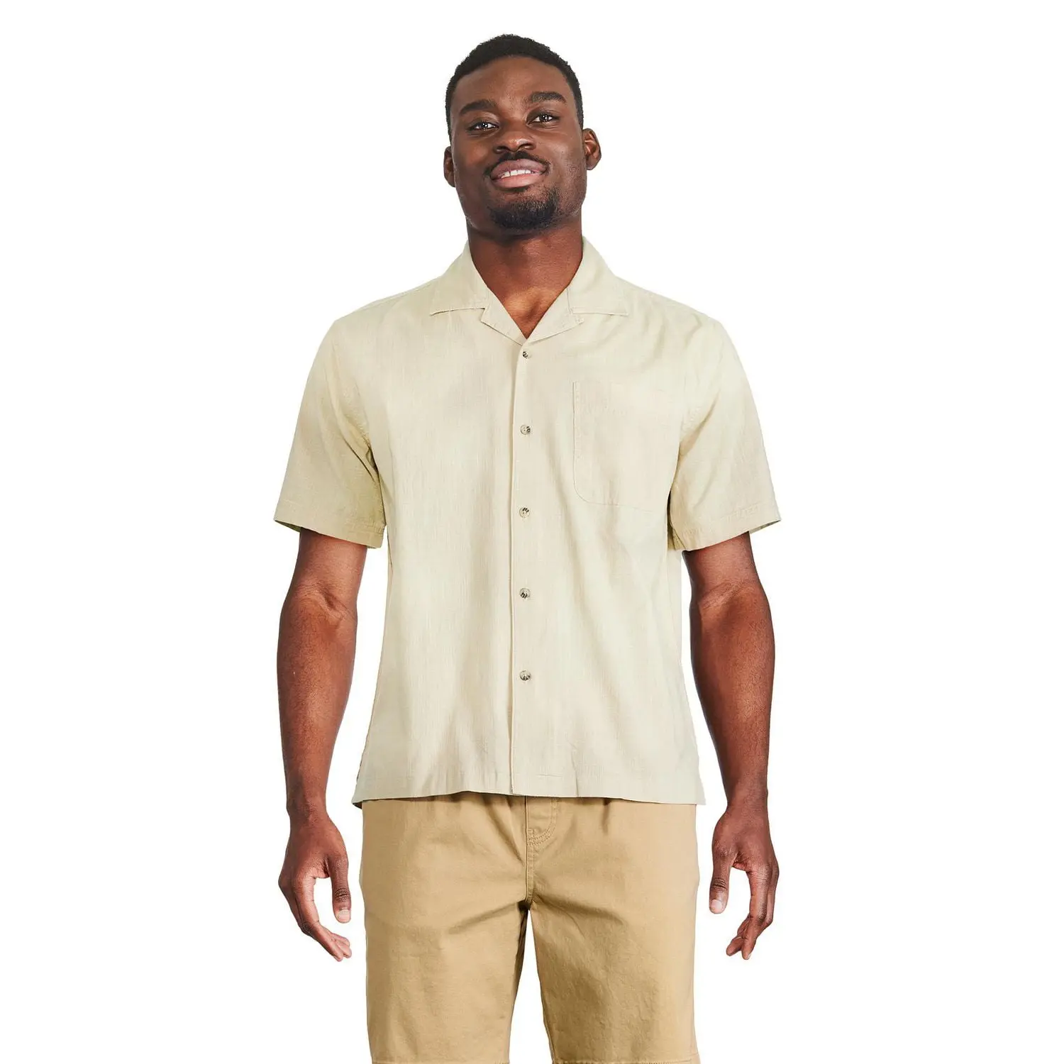 George Men's Resort Shirt - Beige - S/P