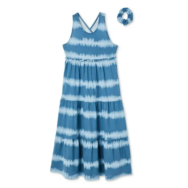 George Girls' Knit Maxi Dress 2-Piece Set