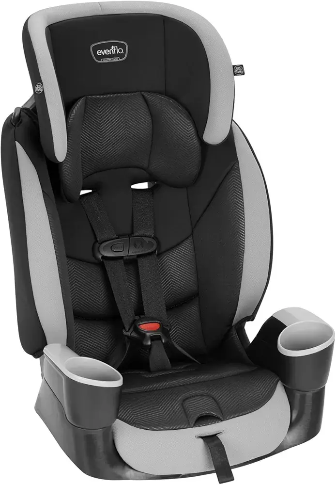 Evenflo Maestro Sport Harness Booster Car Seat (Granite) (MANUFACTURED 2024-10-14/Expires On 2030-10-10)