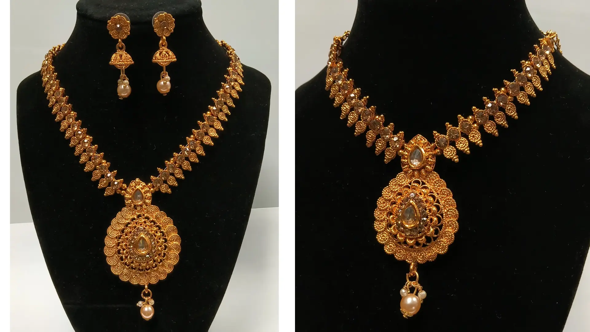 Coin Bejeweled Mommy and Me Gold-Plated Adjustable Jewelry Set