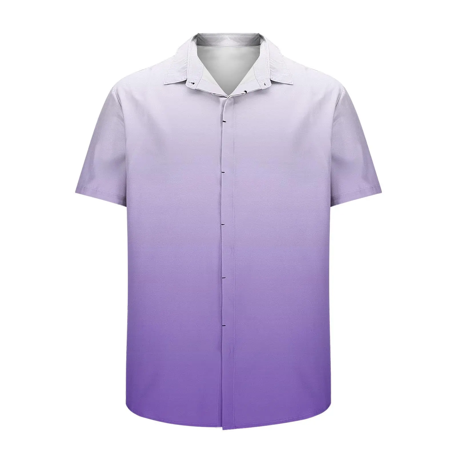 KAEMG Mens Gradient Purple Shirt (XL)