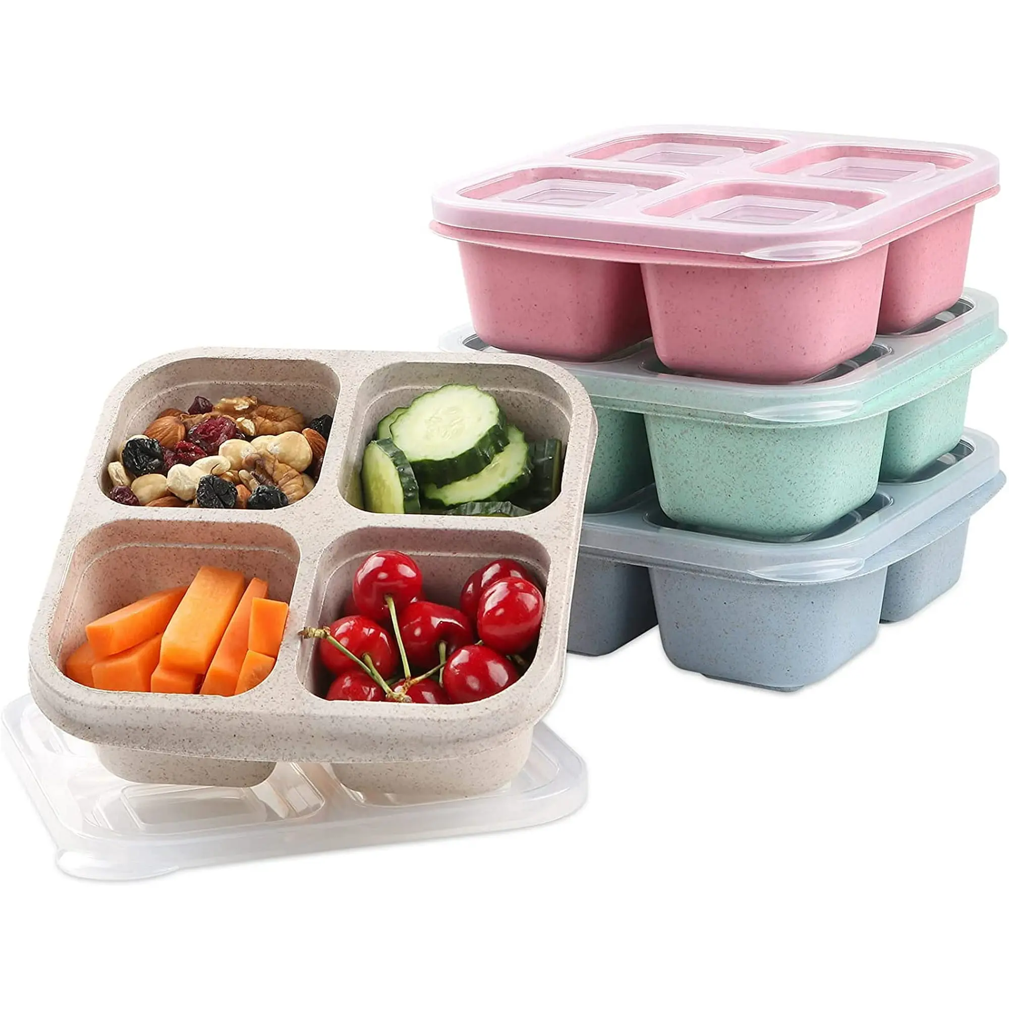 4 Pack Snack Containers