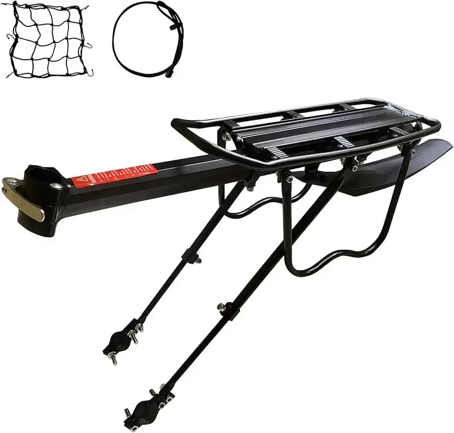 Rear Bike Rack 110 lbs Bicycle Cargo Rack