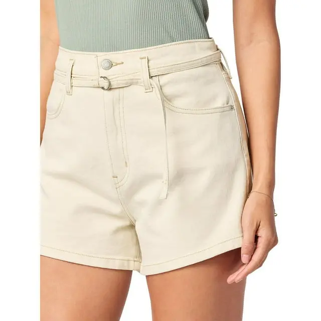 Levi Strauss Signature™ Women's Vintage High Rise A-Line Belted Shorts (Size 16)